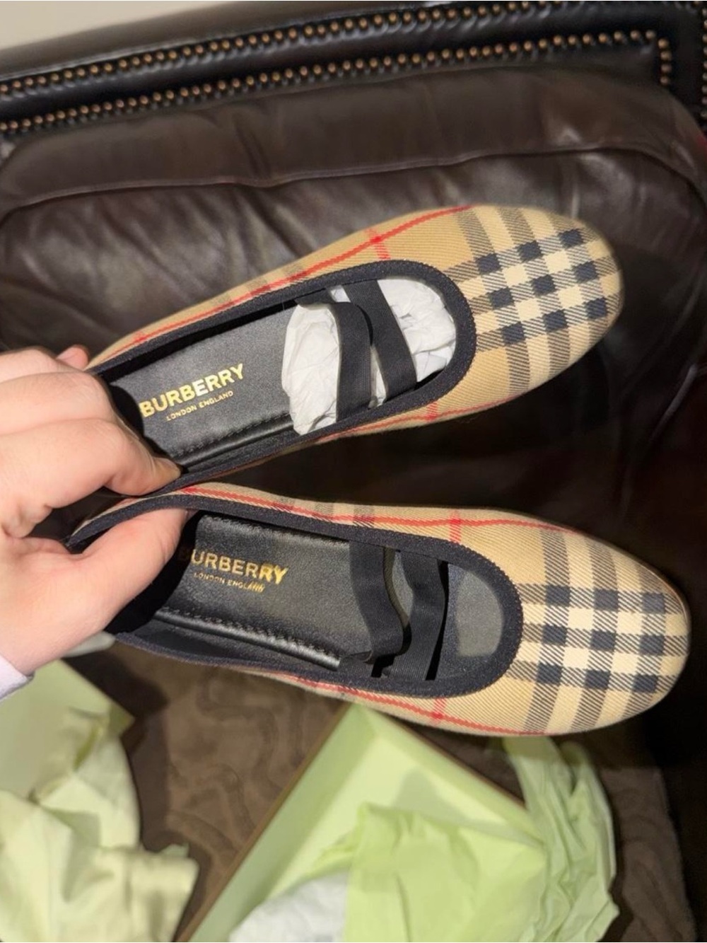 Kids Burberry Flats